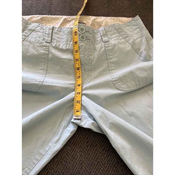 Dockers women's Capri pants light blue drawstring Size 14 - Picture 9 of 9
